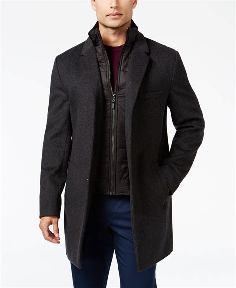 michael kors slim fit over coat|Michael Kors macy's.